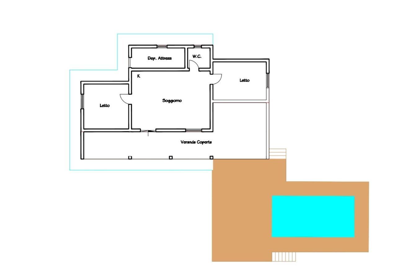 Villa Marci Con Piscina Privata A Nulvi מראה חיצוני תמונה